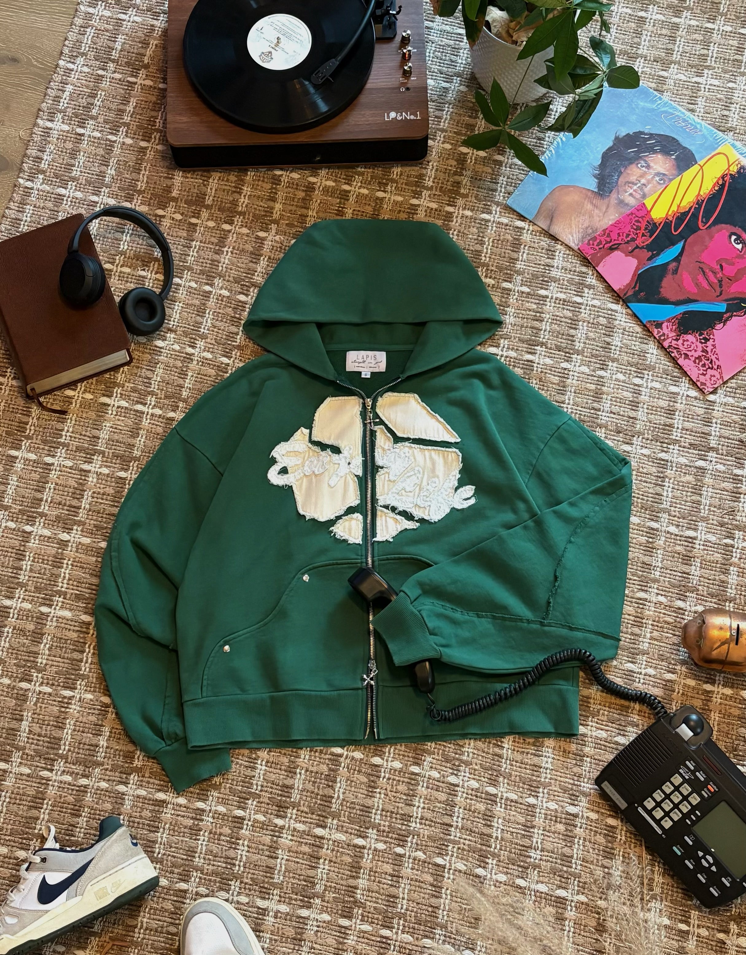 "Moments" Enjoy Life Zip-Up Hoodie • Onyx